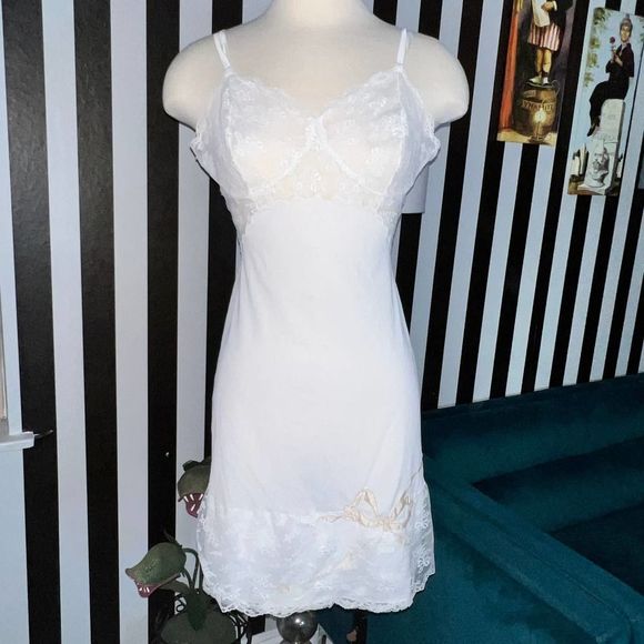 Vintage 60s Slip Dress - Picture 1 of 9